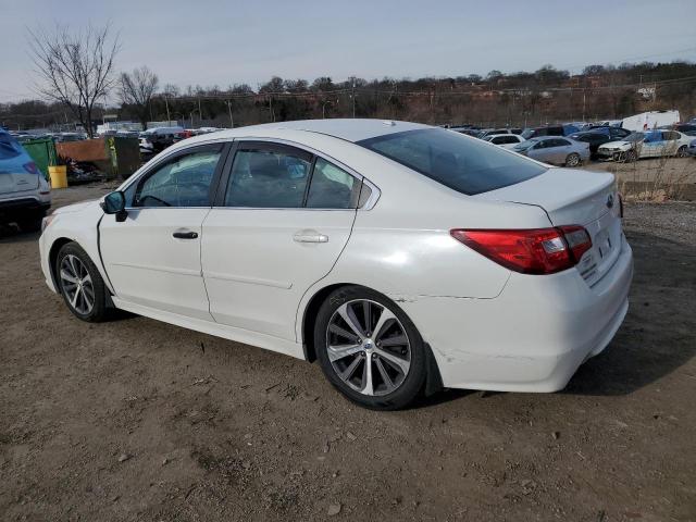 4S3BNAJ62F3031955 - 2015 SUBARU LEGACY 2.5I LIMITED WHITE photo 2