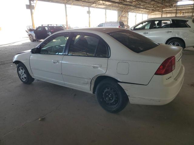 1HGES16553L031063 - 2003 HONDA CIVIC LX WHITE photo 2