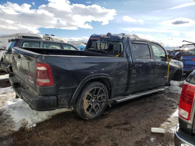 1C6SRFRT0KN694183 - 2019 RAM 1500 LARAMIE CHARCOAL photo 3