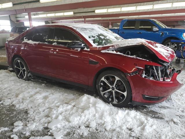 1FAHP2KT6GG141079 - 2016 FORD TAURUS SHO RED photo 4