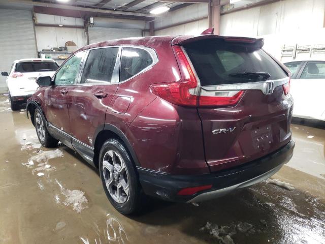 7FARW2H56JE097696 - 2018 HONDA CR-V EX BURGUNDY photo 2