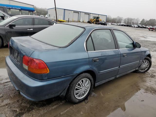 JHMEJ6570VS018505 - 1997 HONDA CIVIC LX BLUE photo 3