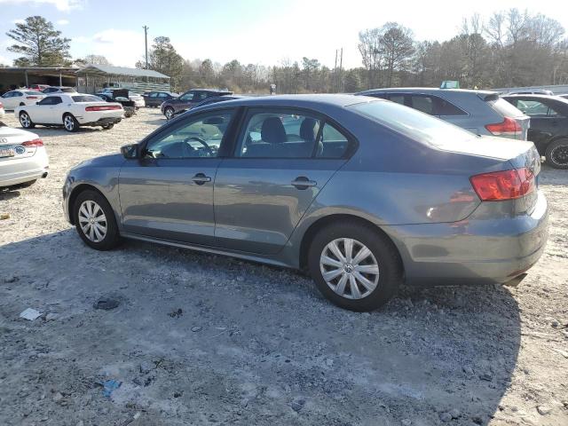 3VW2K7AJ3EM311717 - 2014 VOLKSWAGEN JETTA BASE GRAY photo 2