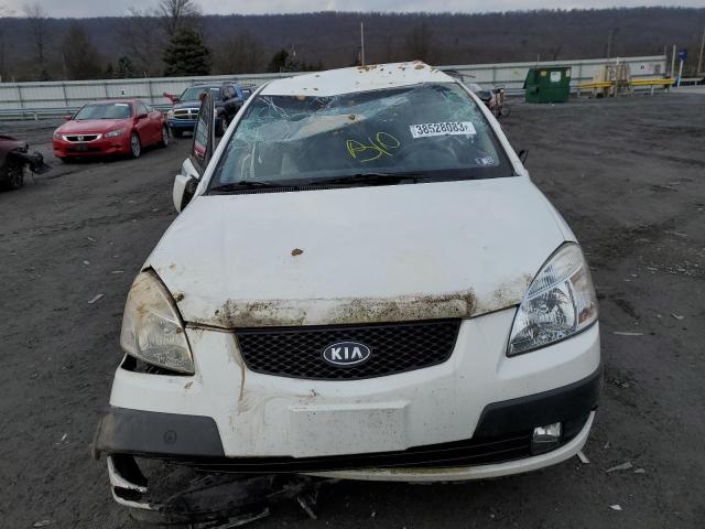 KNADE163086415335 - 2008 KIA RIO 5 SX WHITE photo 5