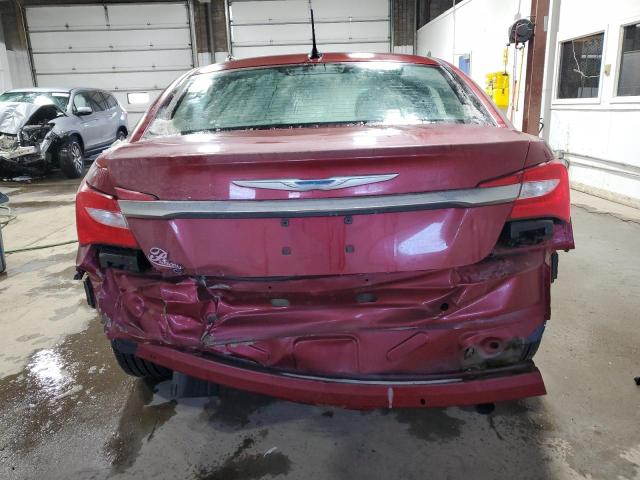 1C3CCBBB1DN541876 - 2013 CHRYSLER 200 TOURING RED photo 6