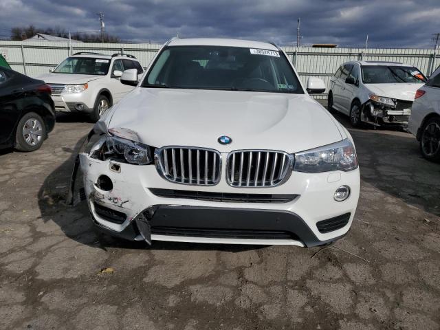 5UXWX9C36H0T18232 - 2017 BMW X3 XDRIVE28I WHITE photo 5