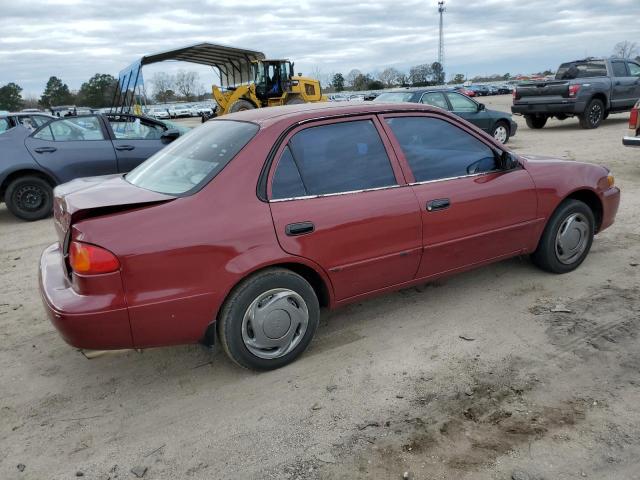 1NXBR12E4XZ298452 - 1999 TOYOTA COROLLA VE MAROON photo 3