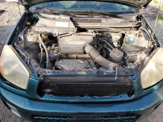 JTEGH20V320069309 - 2002 TOYOTA RAV4 GREEN photo 12