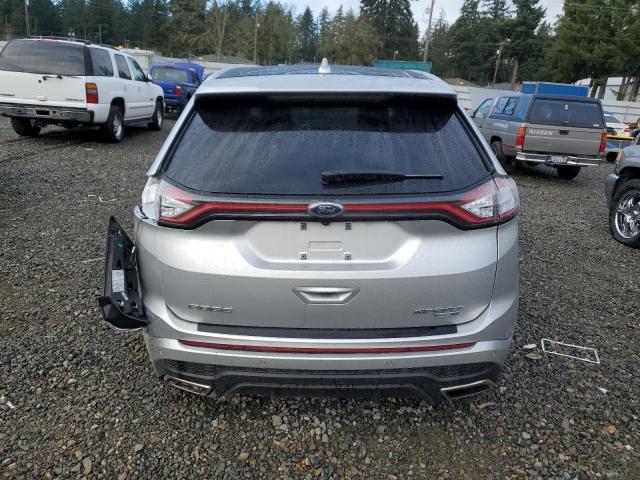 2FMPK4APXJBB67392 - 2018 FORD EDGE SPORT SILVER photo 6