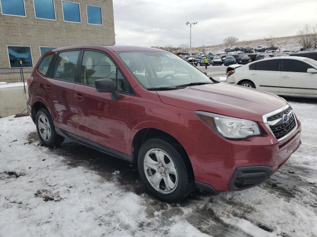 JF2SJAAC8JH434868 - 2018 SUBARU FORESTER 2.5I RED photo 4