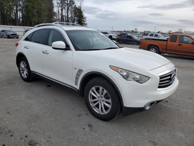 JN8CS1MWXFM480064 - 2015 INFINITI QX70 WHITE photo 4