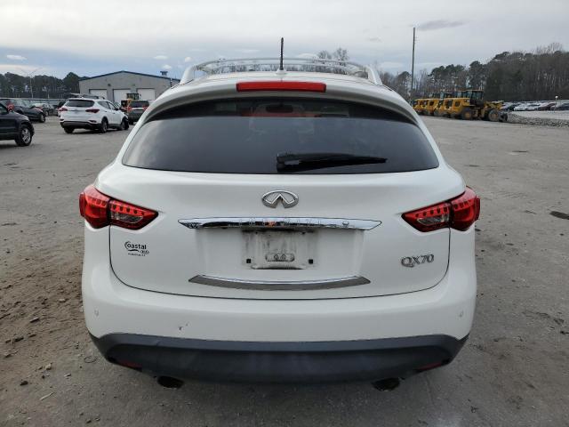 JN8CS1MWXFM480064 - 2015 INFINITI QX70 WHITE photo 6