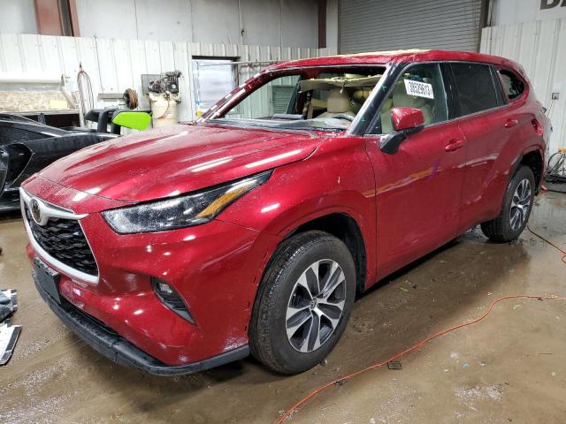 5TDHZRBHXNS246283 - 2022 TOYOTA HIGHLANDER XLE RED photo 1