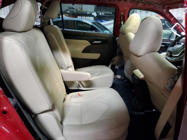 5TDHZRBHXNS246283 - 2022 TOYOTA HIGHLANDER XLE RED photo 11