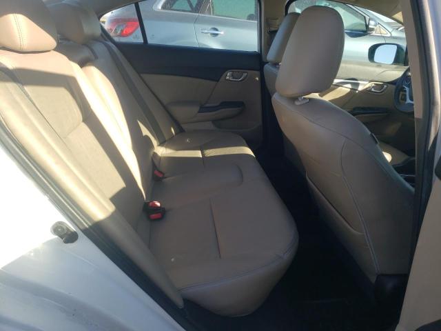 19XFB2F96DE084196 - 2013 HONDA CIVIC EXL Սպիտակ լուսանկար 10