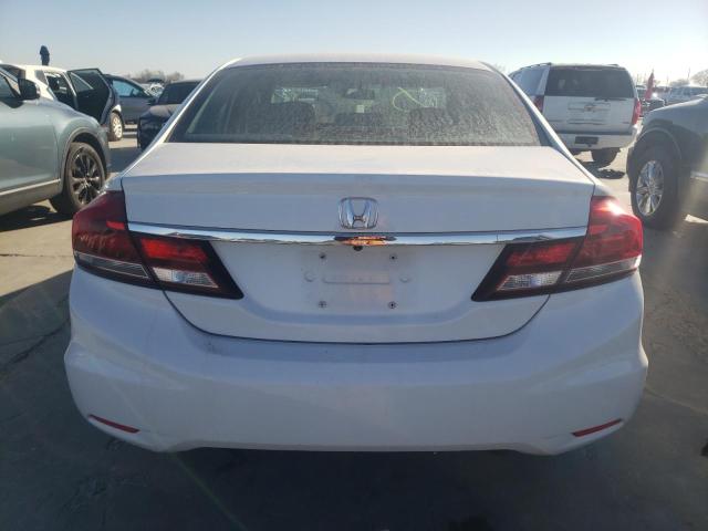 19XFB2F96DE084196 - 2013 HONDA CIVIC EXL Սպիտակ լուսանկար 6