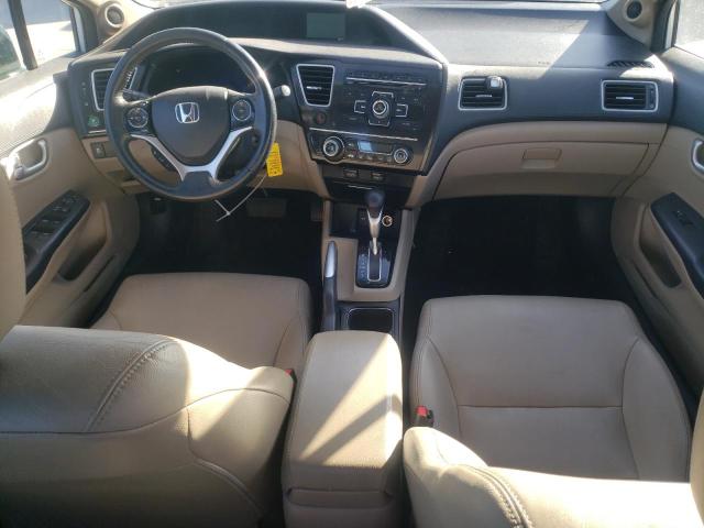 19XFB2F96DE084196 - 2013 HONDA CIVIC EXL Սպիտակ լուսանկար 8