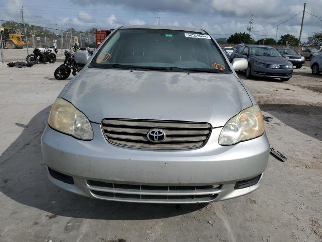 JTDBR32E432008250 - 2003 TOYOTA COROLLA CE SILVER photo 5