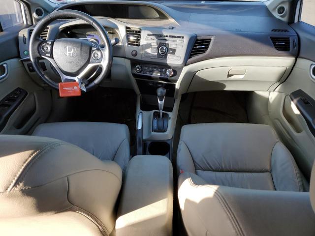 19XFB2F9XCE023285 - 2012 HONDA CIVIC EXL Սպիտակ լուսանկար 8