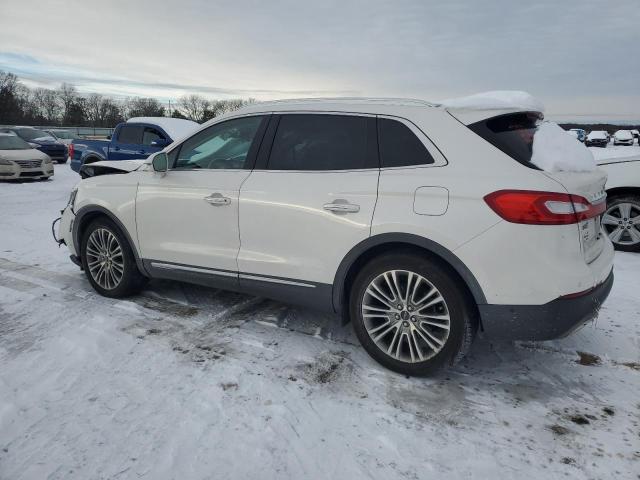 2LMTJ6LR9GBL56687 - 2016 LINCOLN MKX RESERVE WHITE photo 2