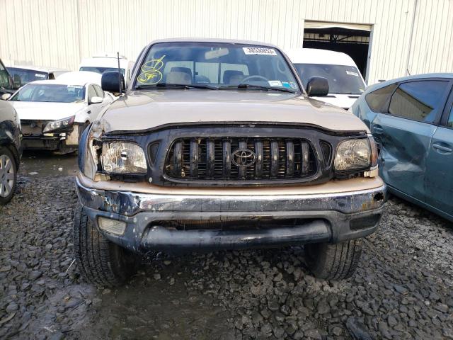 5TEHN72N22Z034756 - 2002 TOYOTA TACOMA DOUBLE CAB BEIGE photo 5