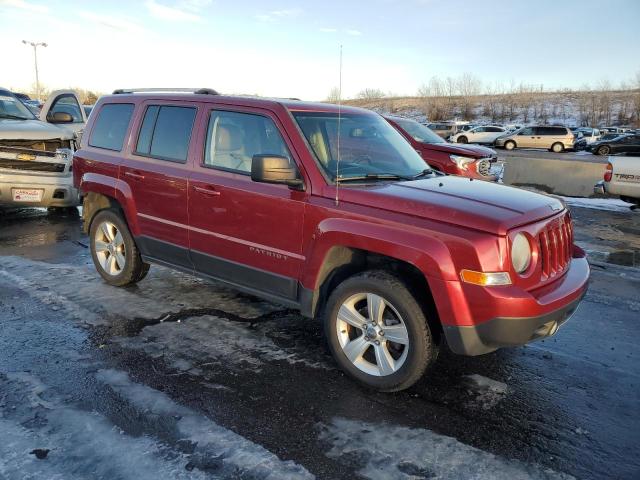 1C4NJRCB9ED928314 - 2014 JEEP PATRIOT LIMITED BURGUNDY photo 4