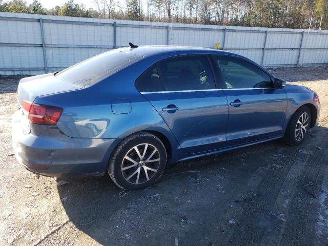 3VWDB7AJ4HM307592 - 2017 VOLKSWAGEN JETTA SE BLUE photo 3