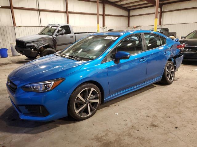 4S3GKAM60N3607177 - 2022 SUBARU IMPREZA SPORT BLUE photo 1