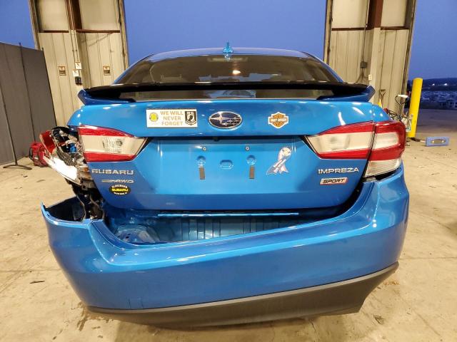 4S3GKAM60N3607177 - 2022 SUBARU IMPREZA SPORT BLUE photo 6