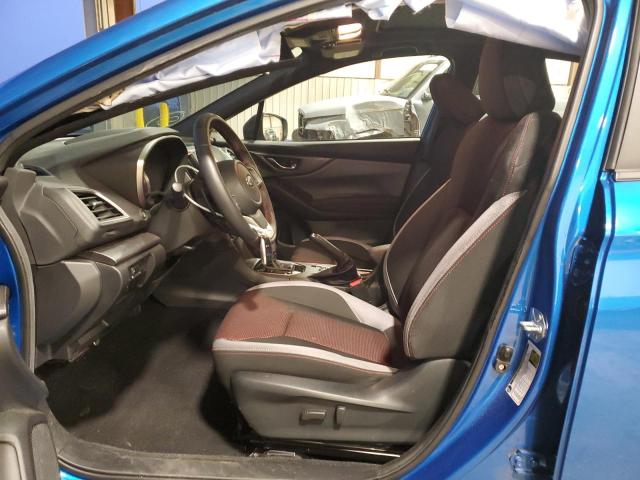 4S3GKAM60N3607177 - 2022 SUBARU IMPREZA SPORT BLUE photo 7