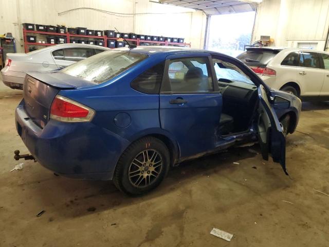 1FAHP3FN8BW103000 - 2011 FORD FOCUS SE BLUE photo 3