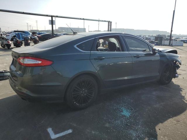 3FA6P0HD6FR105444 - 2015 FORD FUSION SE BLUE photo 3