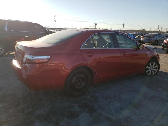 JTNBB46K673012175 - 2007 TOYOTA CAMRY HYBRID RED photo 3