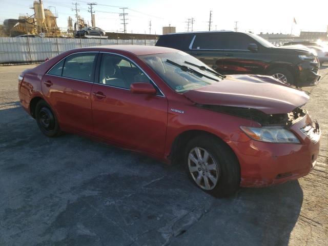 JTNBB46K673012175 - 2007 TOYOTA CAMRY HYBRID RED photo 4