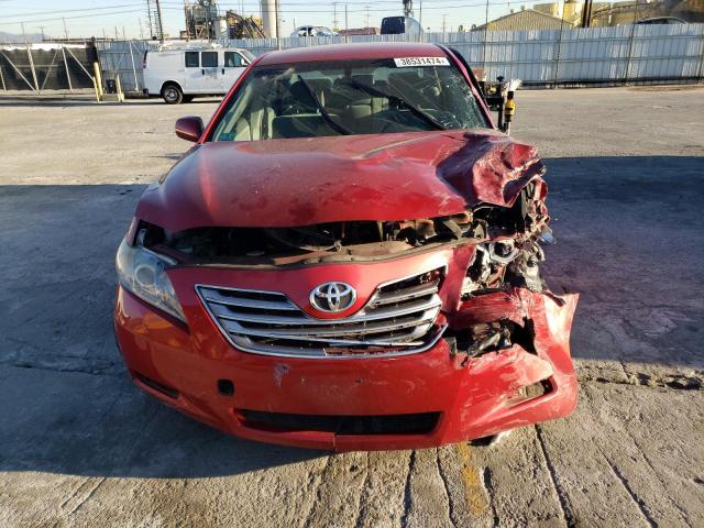 JTNBB46K673012175 - 2007 TOYOTA CAMRY HYBRID RED photo 5