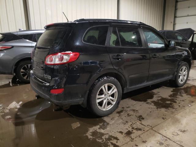 5XYZGDAG2BG039563 - 2011 HYUNDAI SANTA FE GLS BLACK photo 3