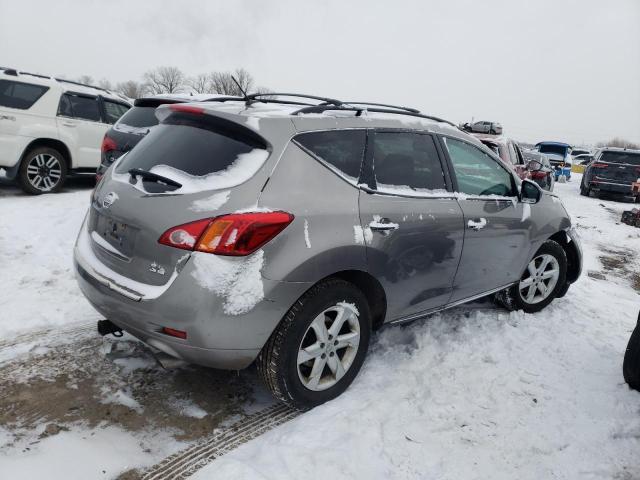 JN8AZ1MUXAW011085 - 2010 NISSAN MURANO S GRAY photo 3