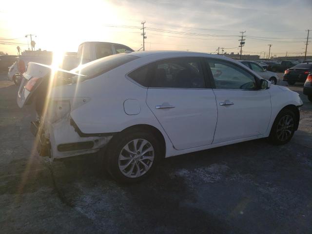 3N1AB7AP1JY279052 - 2018 NISSAN SENTRA S WHITE photo 3