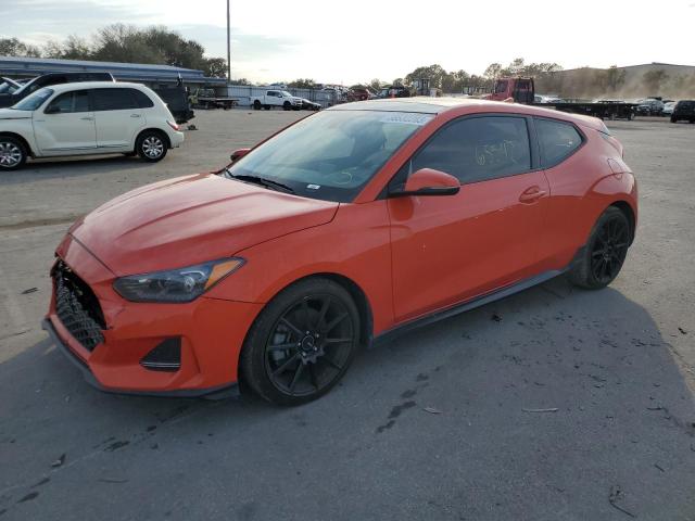 KMHTH6AB6KU019507 - 2019 HYUNDAI VELOSTER TURBO ORANGE photo 1