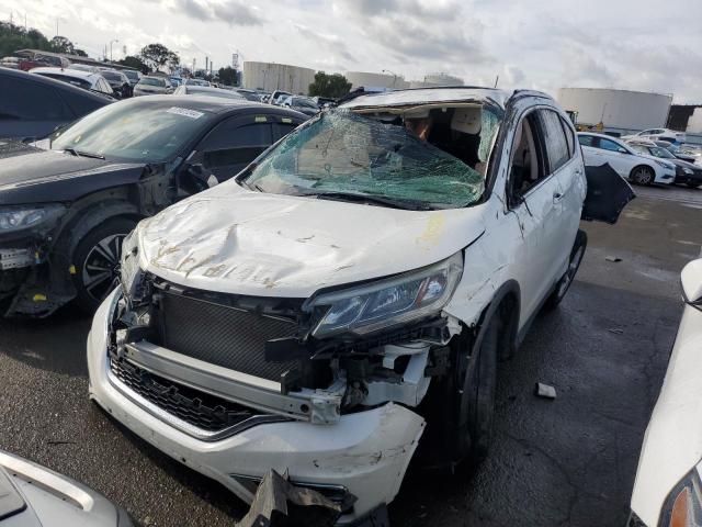 5J6RM3H74FL006383 - 2015 HONDA CR-V EXL WHITE photo 1