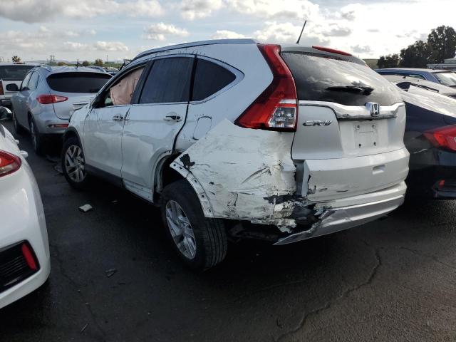 5J6RM3H74FL006383 - 2015 HONDA CR-V EXL WHITE photo 2