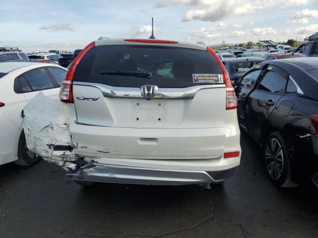 5J6RM3H74FL006383 - 2015 HONDA CR-V EXL WHITE photo 6