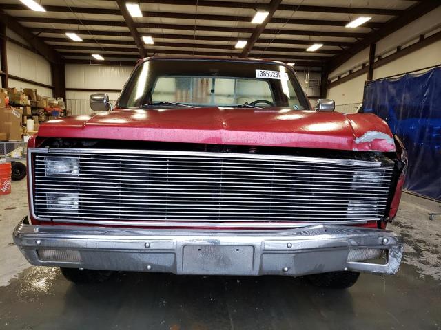 2GCDC14H7B1134509 - 1981 CHEVROLET C10 BURGUNDY photo 5