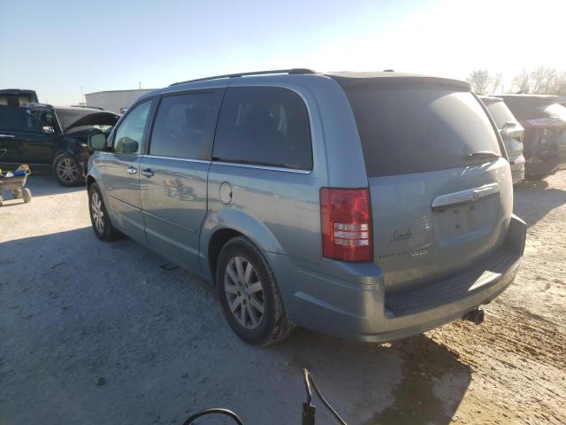 2A8HR54PX8R133825 - 2008 CHRYSLER TOWN & COU TOURING TURQUOISE photo 2