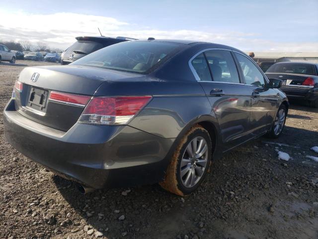 1HGCP2F89BA029965 - 2011 HONDA ACCORD EXL GRAY photo 3