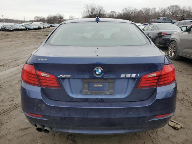 WBA5A7C59FG142928 - 2015 BMW 528 XI BLUE photo 6