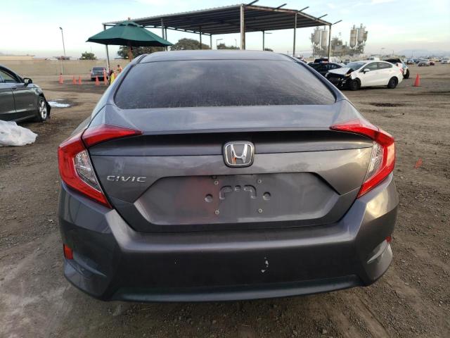 2HGFC2F57GH575283 - 2016 HONDA CIVIC LX GRAY photo 6