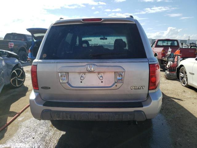 2HKYF18423H500764 - 2003 HONDA PILOT EX SILVER photo 6