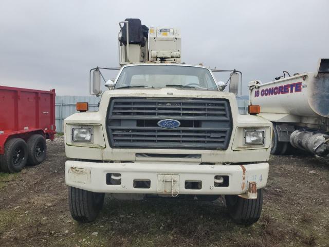 1FDPK84A5KVA51120 - 1989 FORD F800 F CREAM photo 5