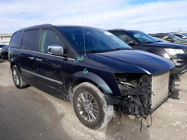 2C4RC1CG1DR734686 - 2013 CHRYSLER TOWN & COU TOURING L BLUE photo 4